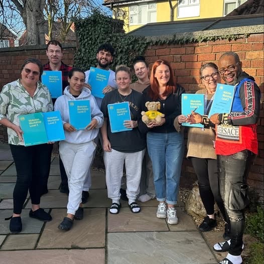 Elevated Living Group Team with Makaton Certificates